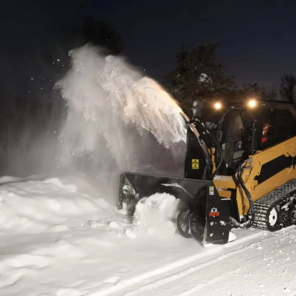 Skid Steer Loader Snow Blower