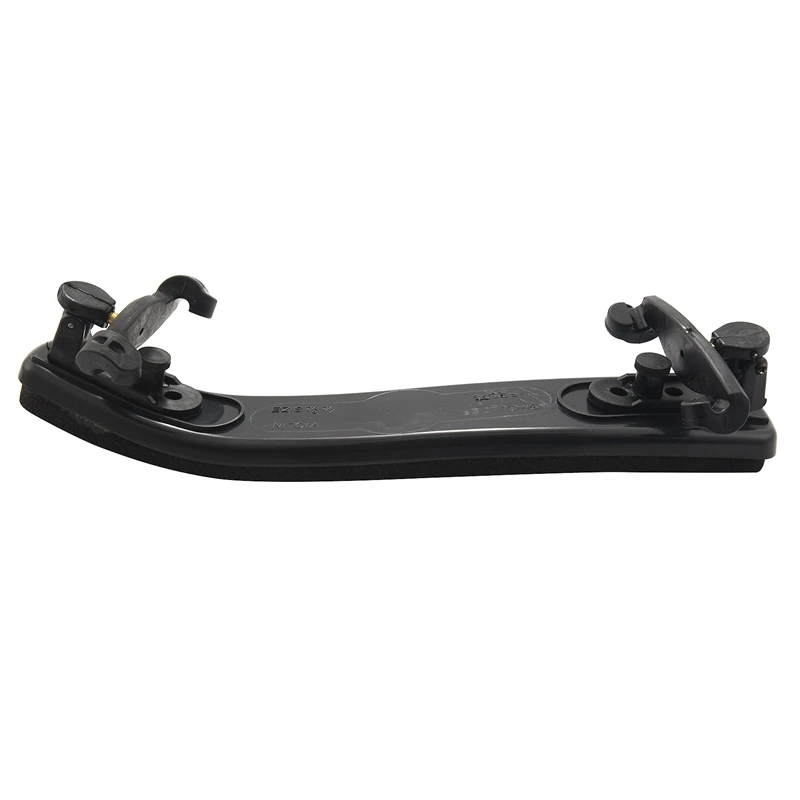 Violin Shoulder Rest For 4/4-3/4 Size With Collapsible And Height Adjustable Feet Including A Violin Practice Mute