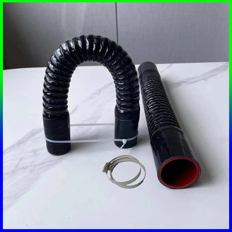 Tubo Flexible de silicona Universal para coche, manguera de admisión para radiador, Intercooler para goma de alta presión y alta temperatura