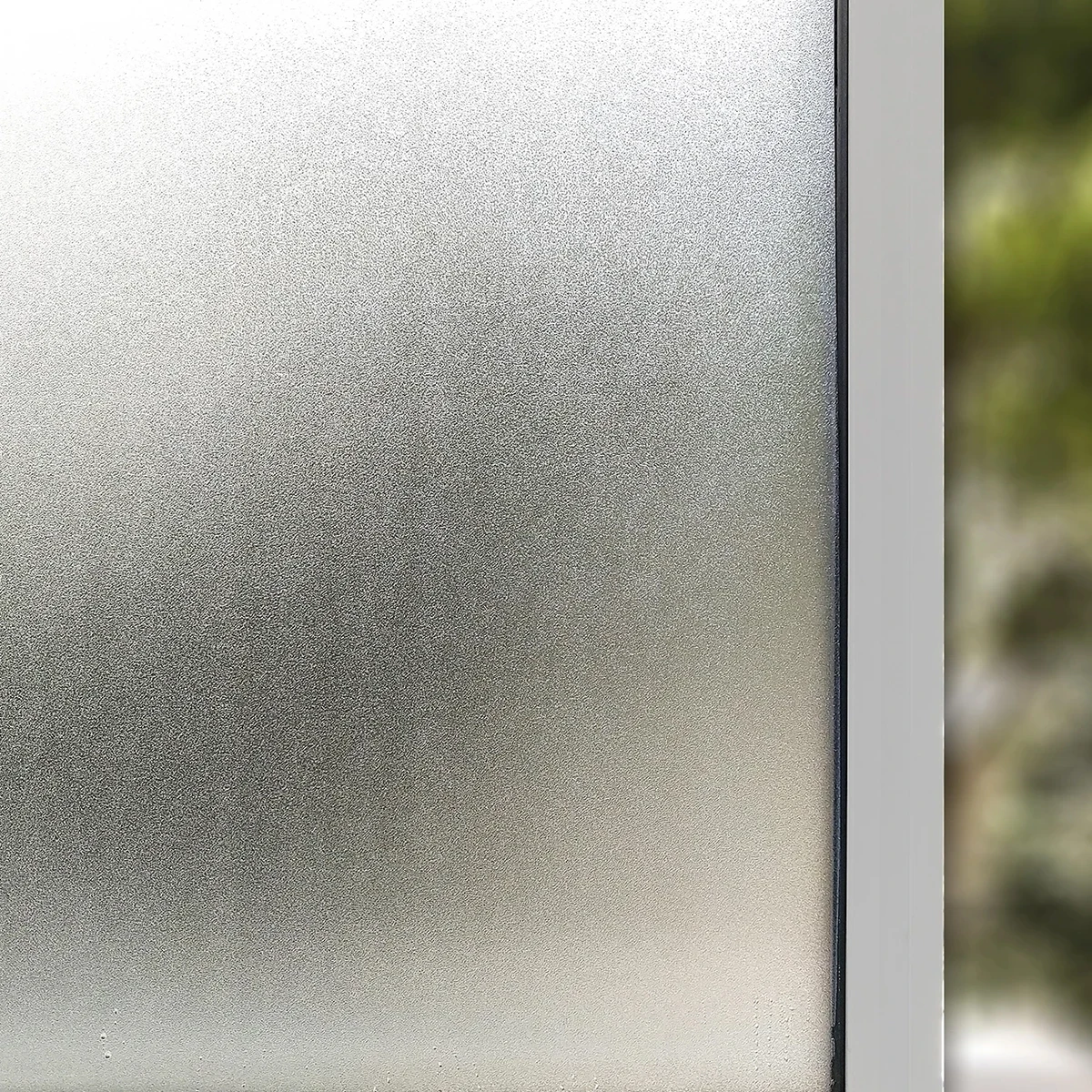 

Window Film 45x200CM Non-adhesive Frosted Film PVC Glass Window Privacy Film Decorative Window Cover Static Cling Sticker