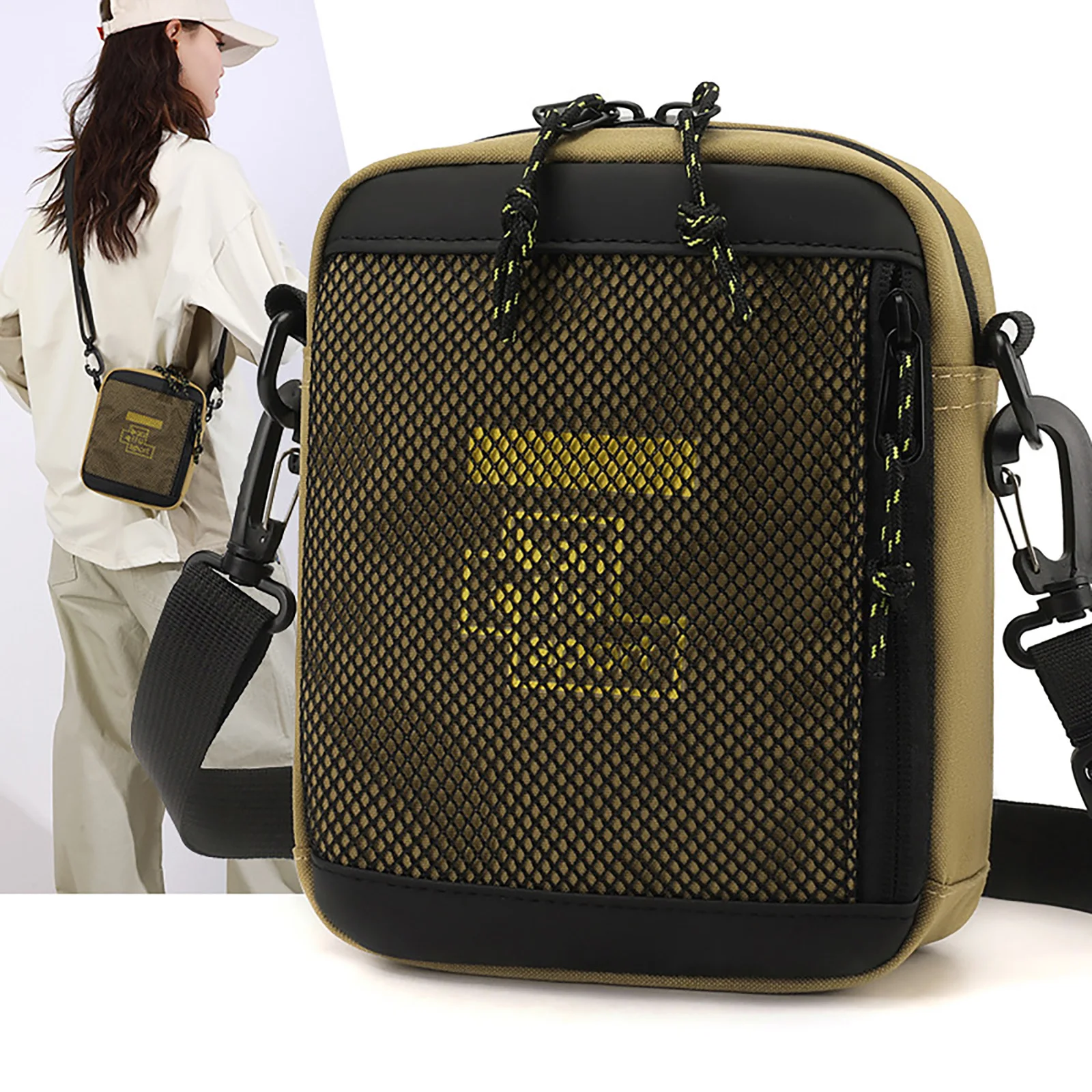 New Men's Crossbody Bag For Outdoor Activities Mobile Phone Lightweight Shoulder Small Trendy Casual Women's Bag