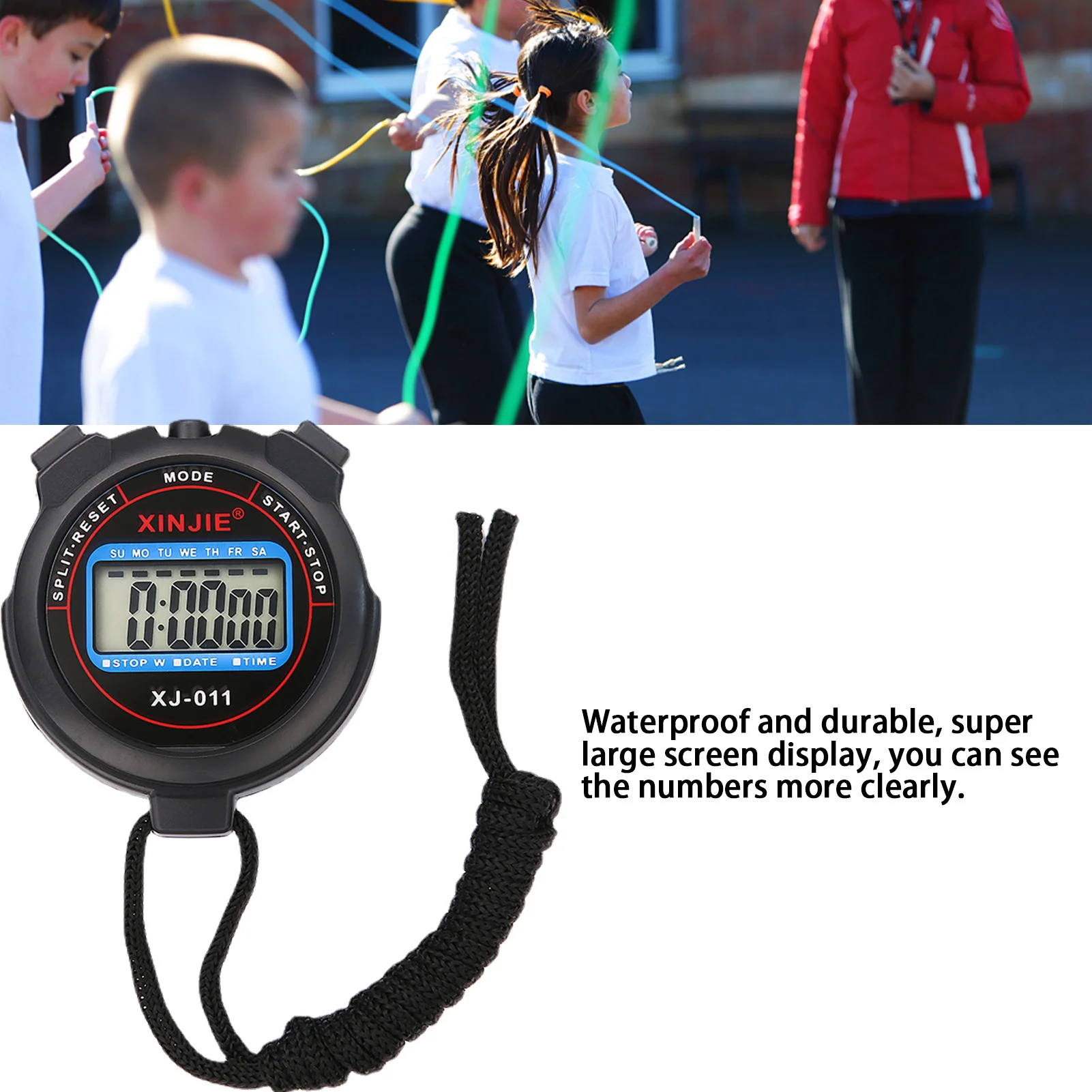 Professional Timing Stopwatch Mini Digital Timer Precise Stop Watch Outdoor Sports Fitness Training Competition Tool Accessory