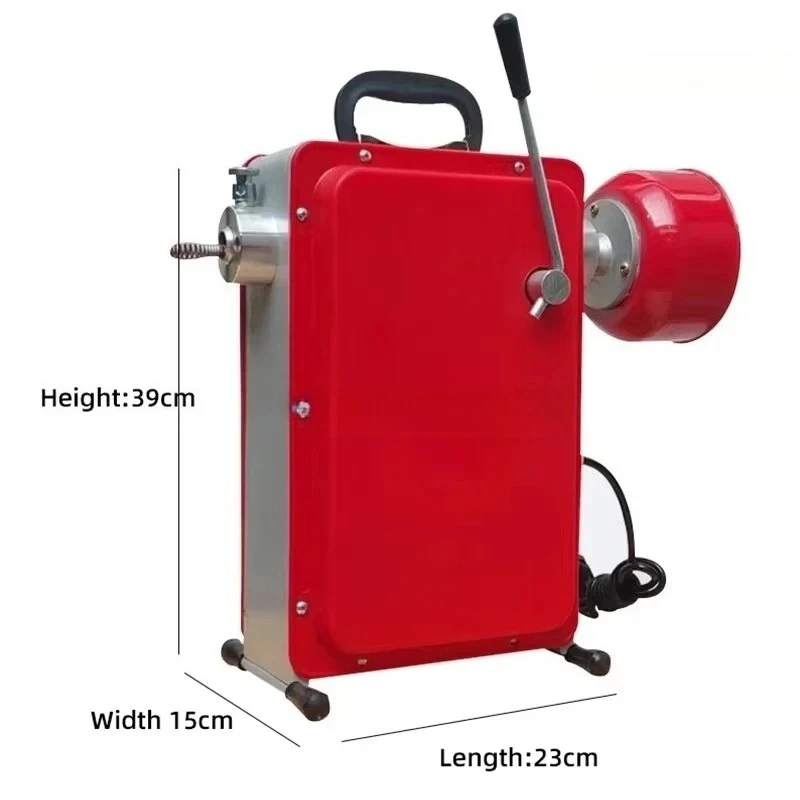 Electric Pipe Dredger Household Cleaning Toilet Machine Sewer Dredger Professional Sewer Dredging Tool Dredging Machine