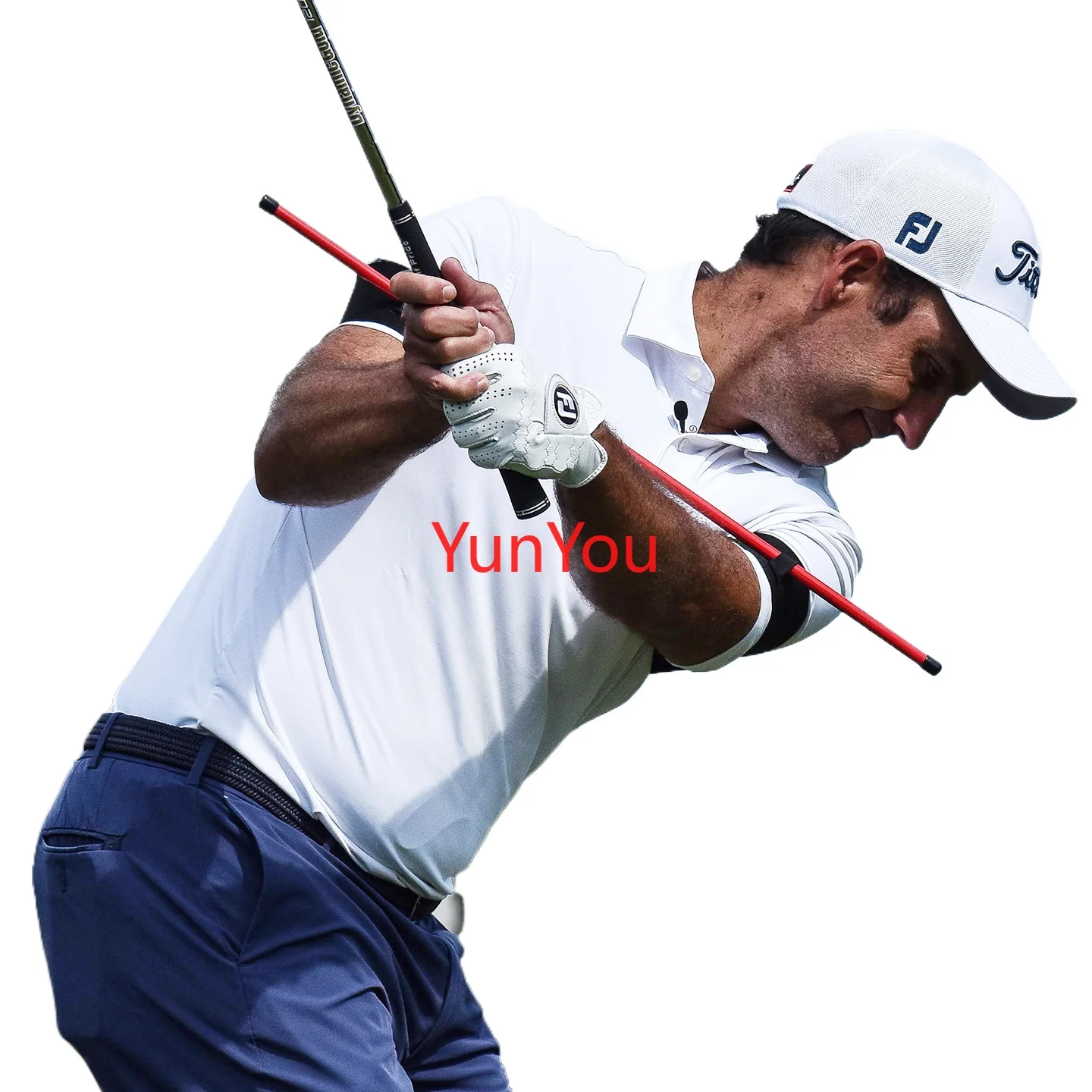 

Golf Spiner Same Swing Practice Device, Aiming, Rotating, Turning Training Device, Anti Lifting Arm Strap
