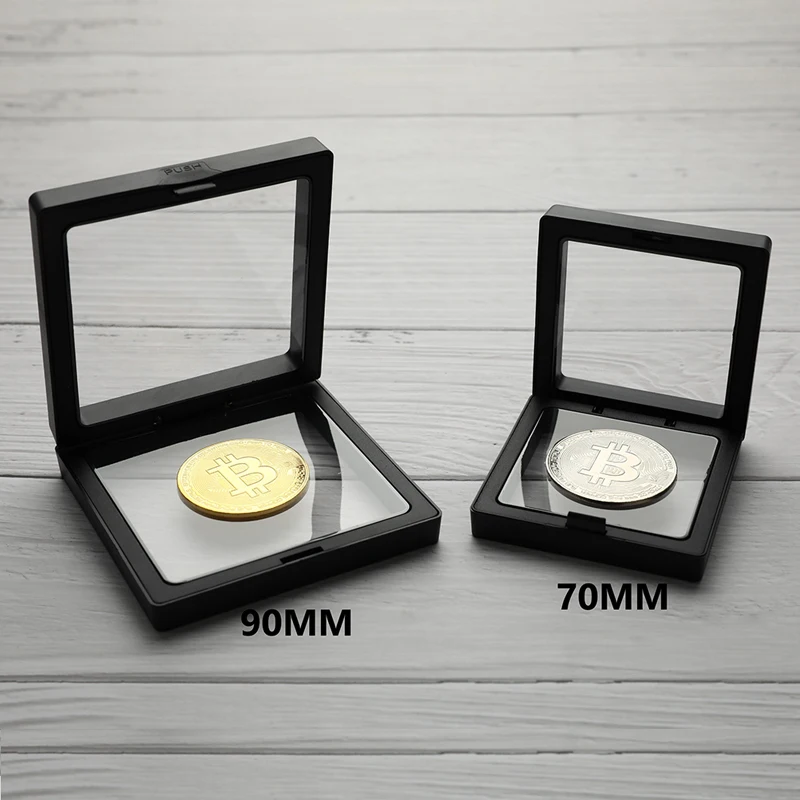 Metal Display Box With Display Easel Desktop Storage Container For Jewelry Souvenir Collectibles Desktop Showcase Holder