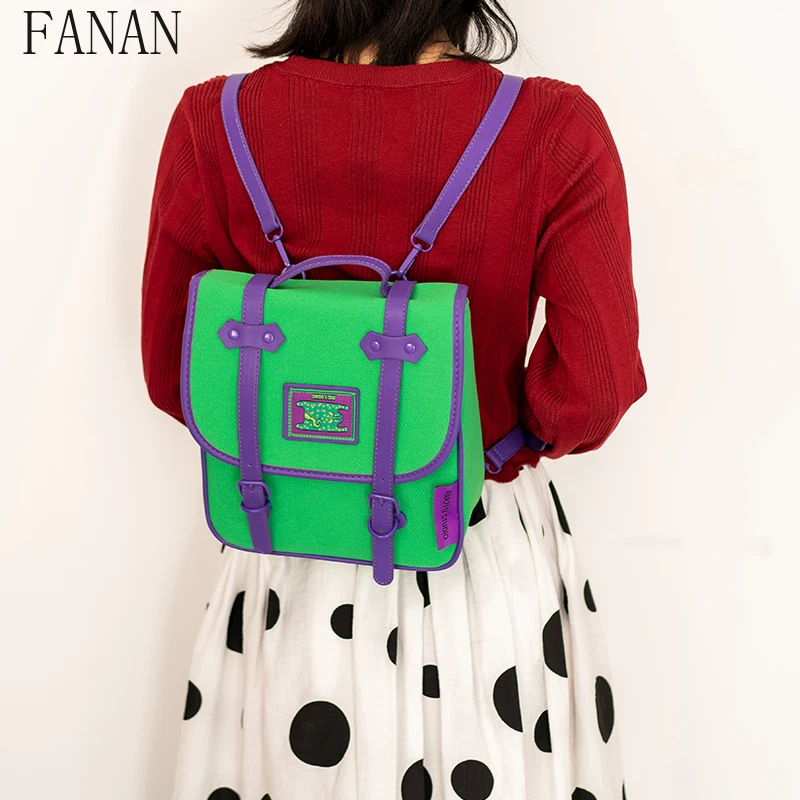 Original Design Casual Backpacks for Girls Sweet and Cute Commuter Canvas Backpack Fashion Women's Bags