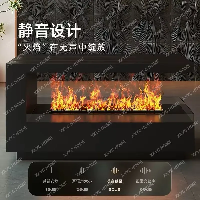 LEmbedded electronic fireplace simulation flame TV cabinet humidifier  decoration