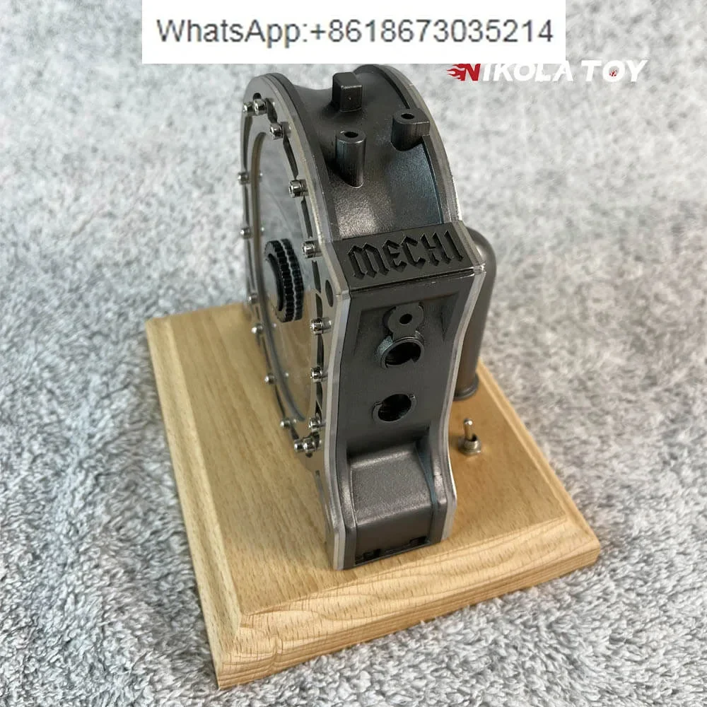 Metal rotor engine model desktop ornament assembly movable