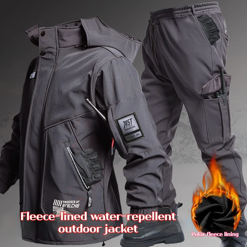 Luxury Training Suit Men Men's Sports Suits Tracksuit Sports Suit Man Clothes Waterproof Windproof and Warm Assault Suit