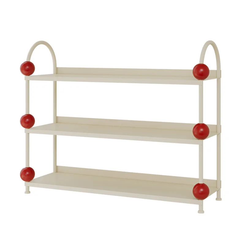 

Dopamine wrought iron three-layer desktop kitchen cup snack rack coffee cup storage rack