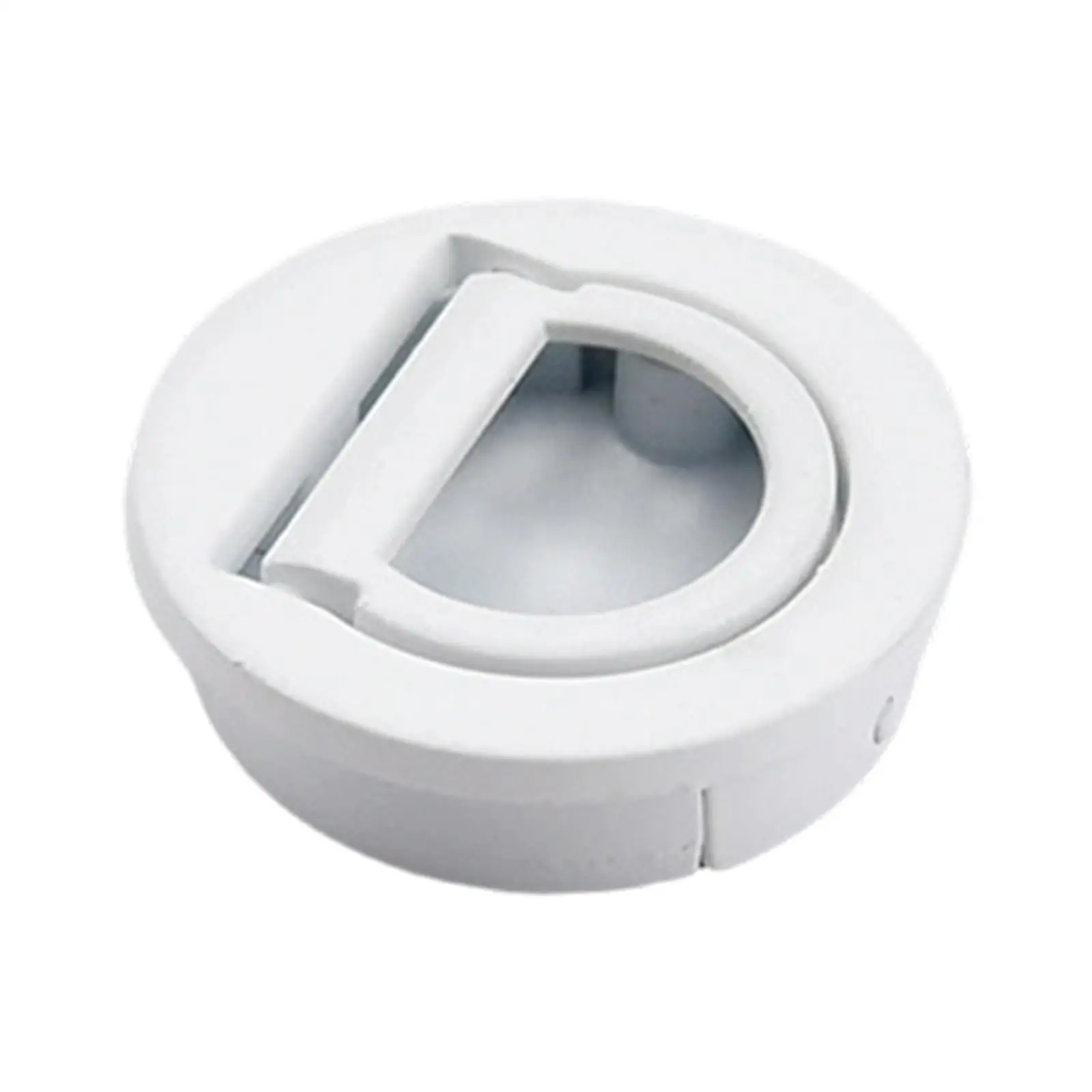 2xFlush Ring Pull Handle Easy to Install Round 40mm Accessories Flush Pull Latch Multifunctional for Drawer Sliding Door