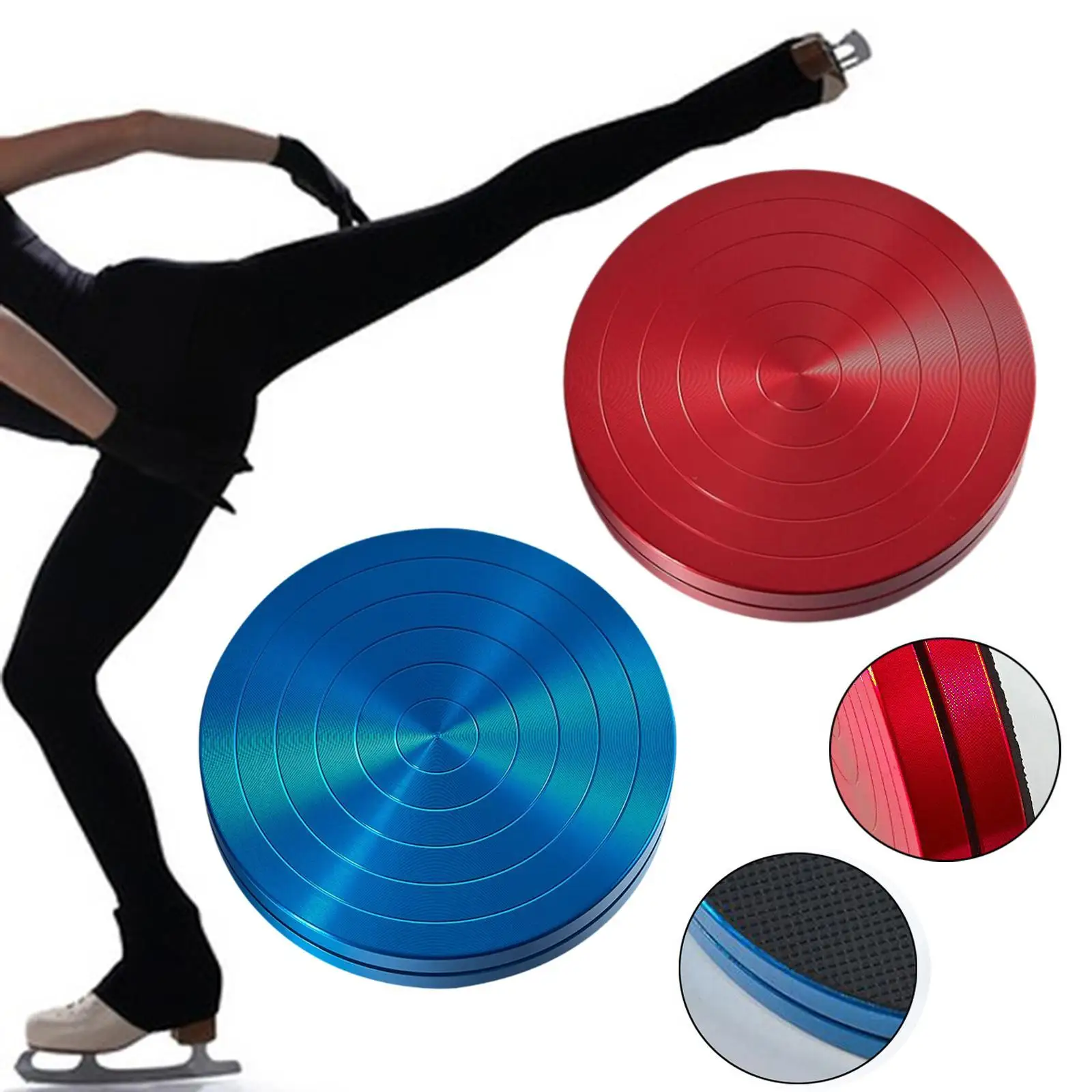Planche tournante de ballet, disque d'entraînement en aluminium de qualité supérieure, planche tournante de danse antidérapante pour patineurs artistiques, pom-pom girl, gymnases