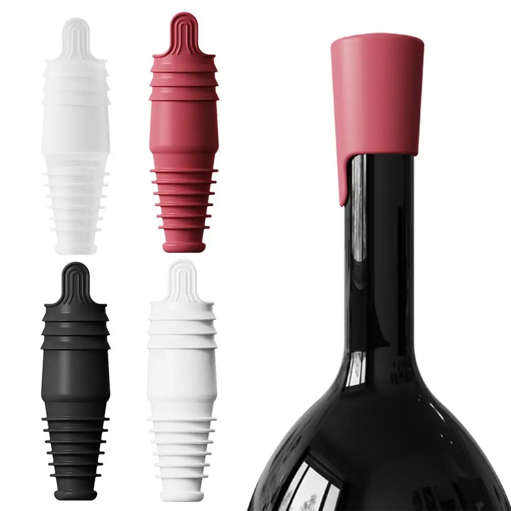 7cm Silicone Wine Stopper Reusable Wine Bottle Stopper Leak-Proof Airtight Seal Wine Champagne Whiskey Beer Bottles Food Grade
