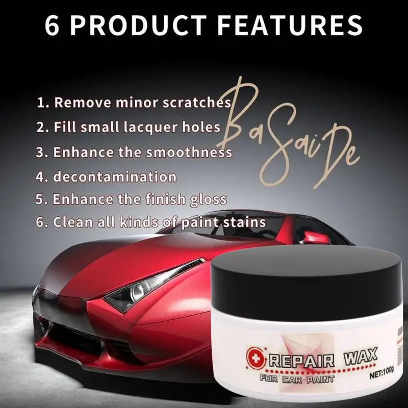 Auto Scratch Repair Wax Car Scratch Remover Scratch Remover per veicoli Paint Restorer Scratch Eraser Car Detailing lucidatura