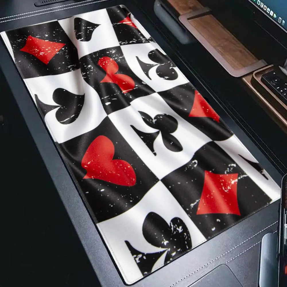 

Poker Mouse Pad Mouse Pad Desk Mouse Pad Cute HD Desk Pad Extended Gaming Keyboard Mats Large XXL Gamer Mousepad 90x40