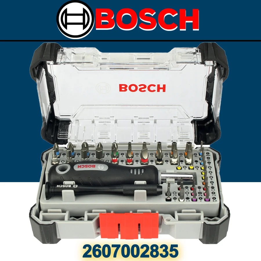 Bosch Precision Screw Bit Set for Impact and Drill Driver Repair Hand Tool 42-Piece Repair Hand Tools 2607002835