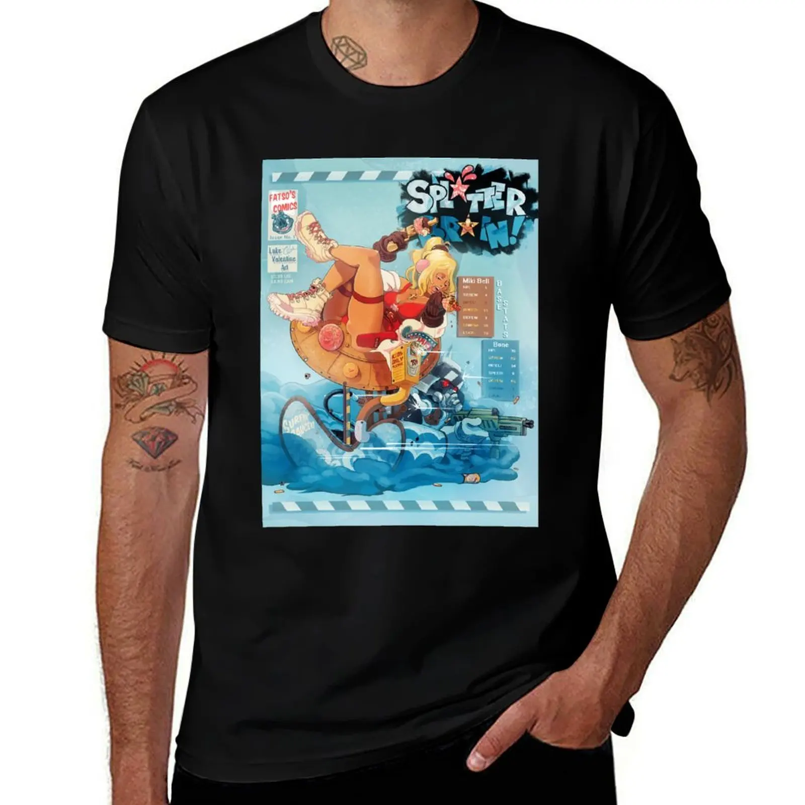 SplatterBrain Issue No. 1 T-Shirt Quick Dry Fishing T-Shirt