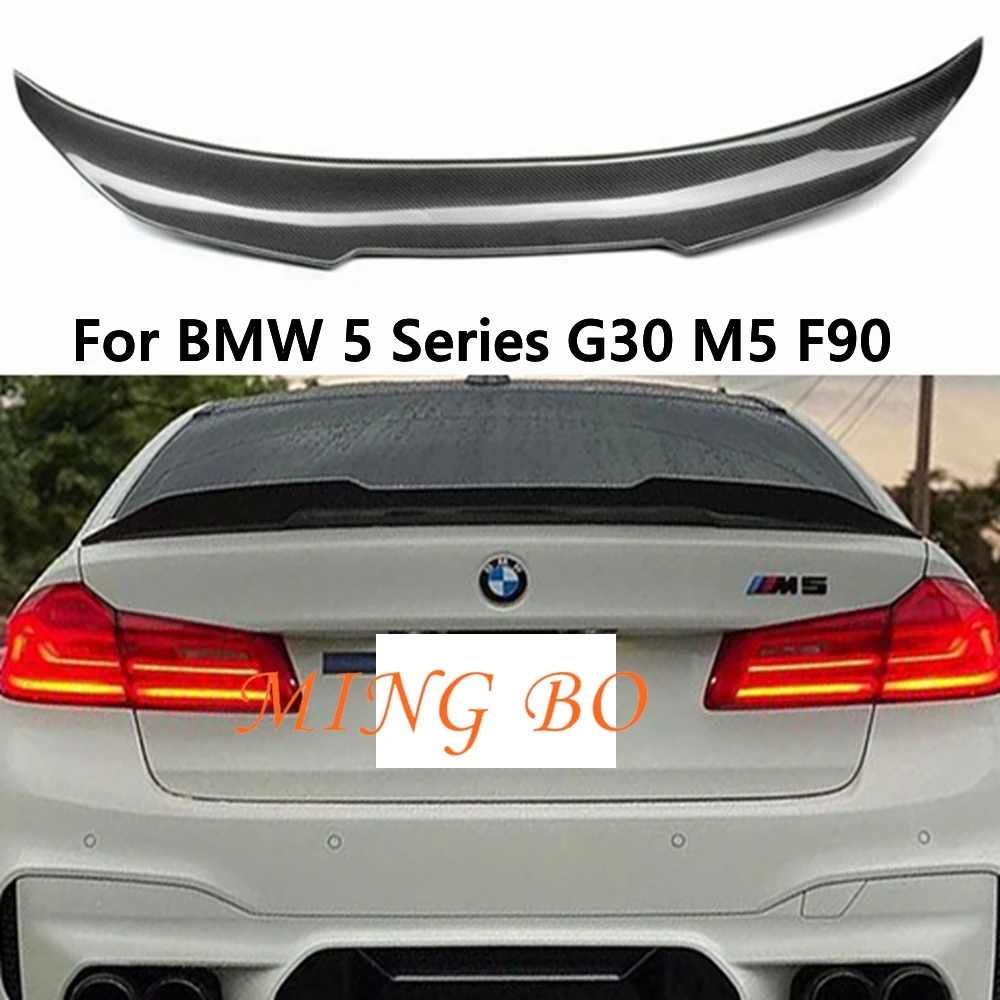 

For BMW 5 Series G30 G38&M5 F90 PSM Style Carbon fiber Rear Spoiler Trunk wing 2016-2023 FRP Forged carbon