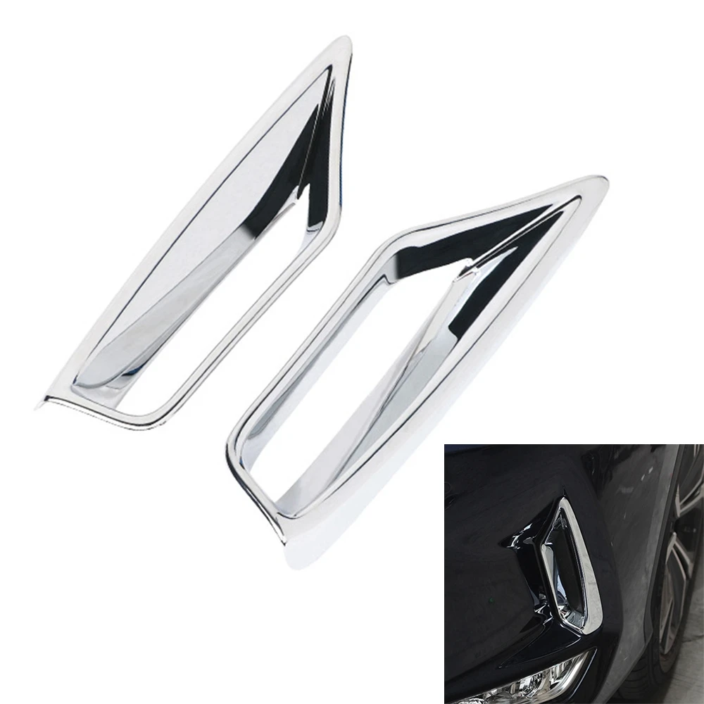 For Lexus RX300/450HL 2020-2022 ABS Chrome Car Front Bumper Grille Fender Side Air Vent Cover Trim Car Styling