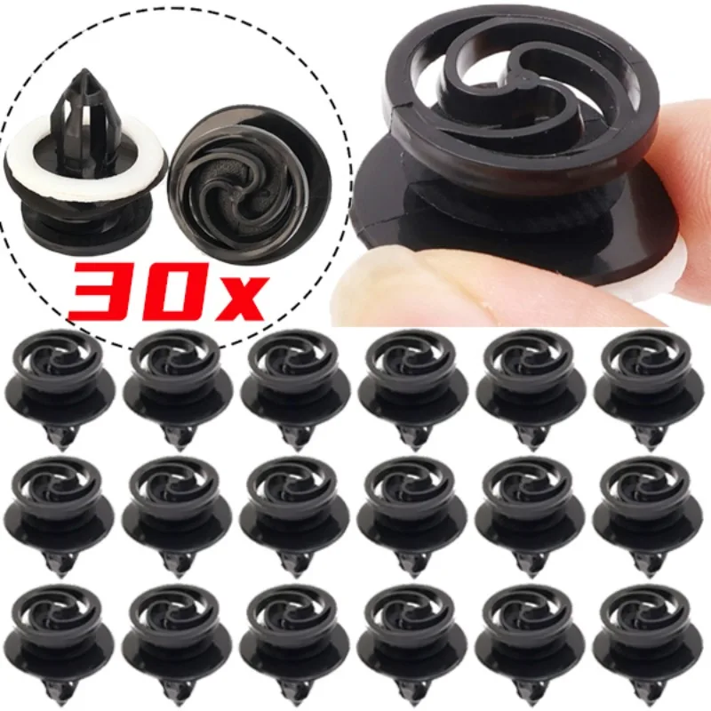 30-10pcs Car Door Card Retainer Trim Panel Clips for  AUDI A3/8P A4 B6 B7 A6 VW Exeo 8E0868243 Interior Rivets Fastener Clip