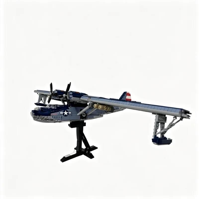 2688pcs MOC Creator Creator Expert PBY 5A Catalina US Navy Early Camo Model Building Blocks Construction Christmas Gift Toys Art