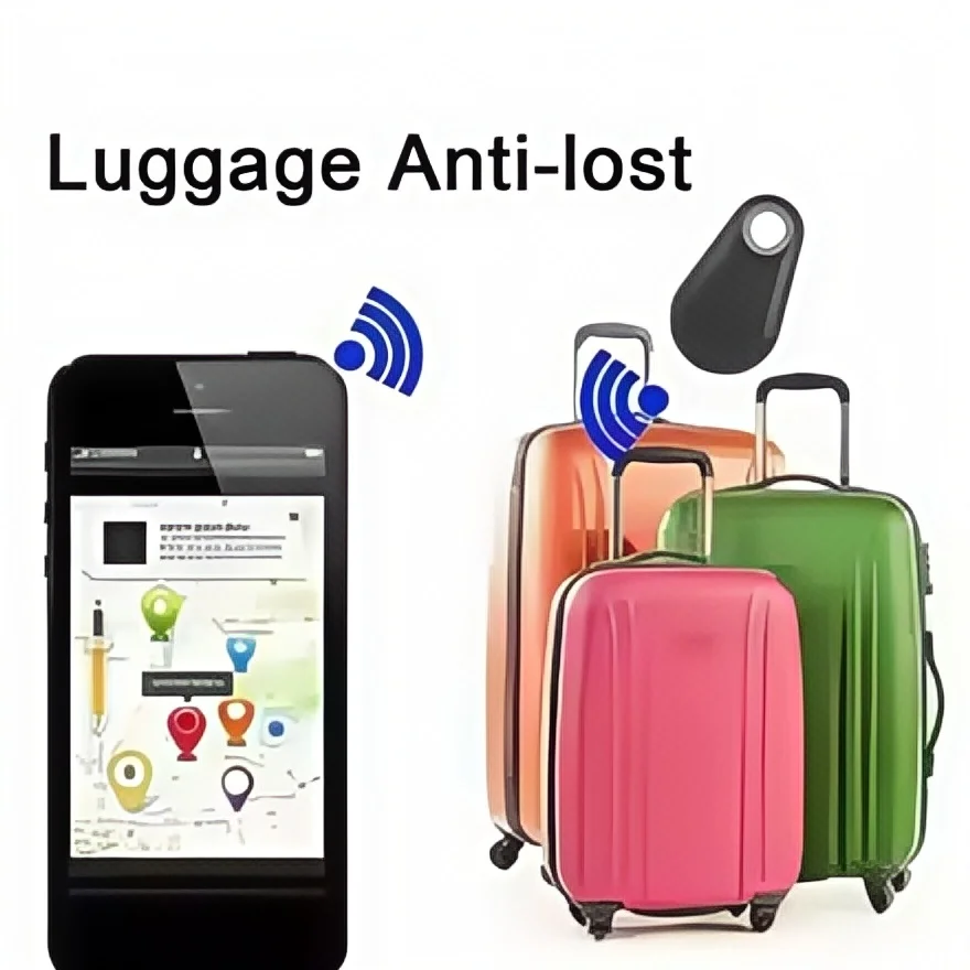 2025 Upgraded Bluetooth 5.0 Tracker-Waterproof Anti-Lost Device for Keys/Pets/Wallet/Luggage-Smart Locator with  Range&Alarm