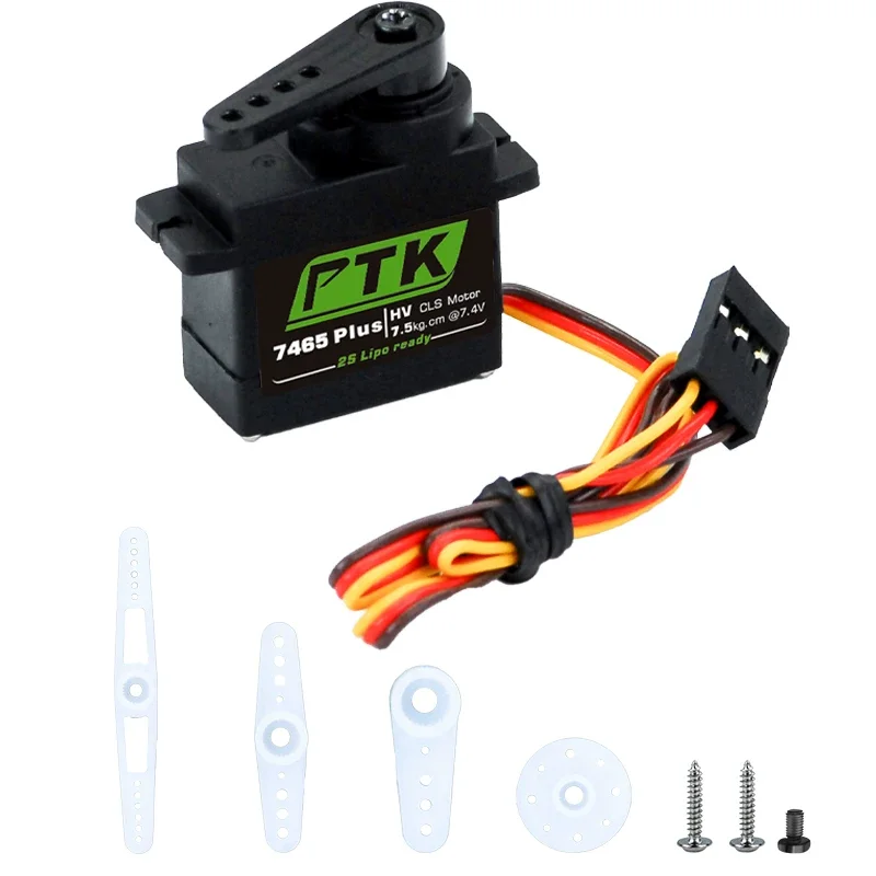 4PCS PTK 7465 Plus High Torque Metal Servo 9g 180 Degree 7.5kg Bionic Butterfly Flapping Wing DIY Assembly Kit