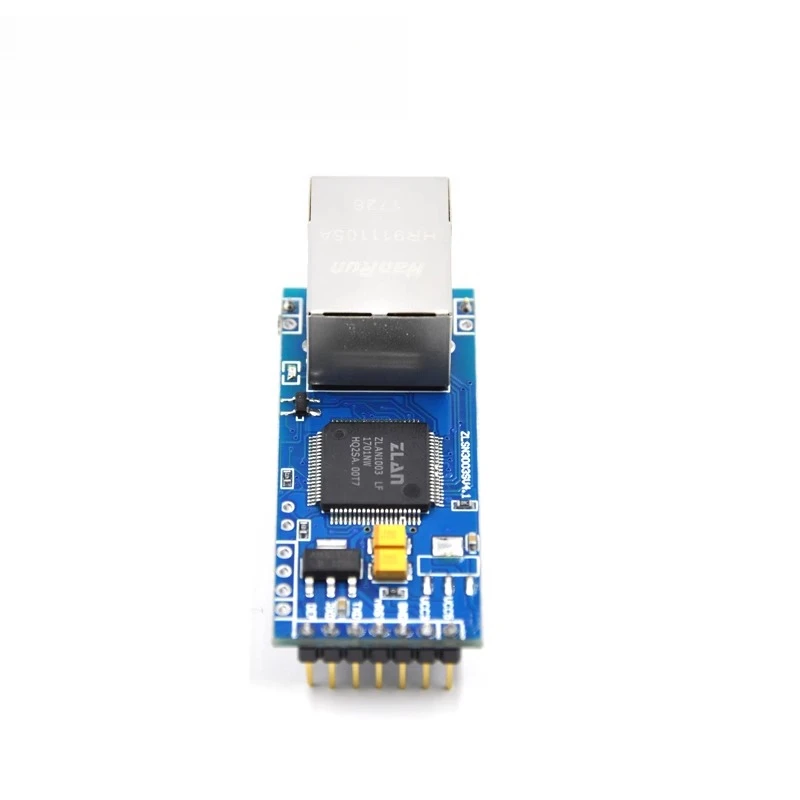 Serial port to ethernet module ttl port rj45 embedded microcontroller pin type TTL to ethernet module ZLSN3003S
