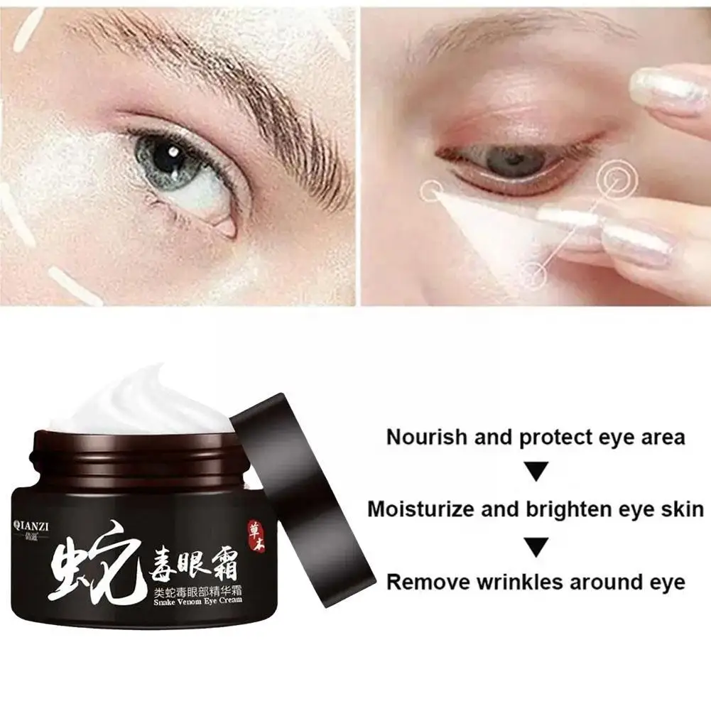 Crème anti-déformable pour les yeux, estompe les ridules, anti-poches foncées, élimine les poches sous les yeux, sérum anti-âge, soin optimiste pour les yeux, crème pour les vaches, 30g, J7G9