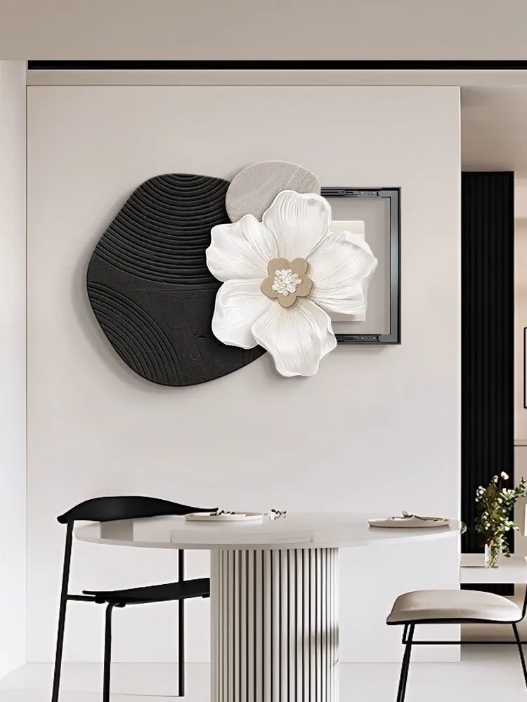 td-Meter Box Decorative Painting Distribution Box Blocking Hanging Painting Advanced Sense Flower Electric Switch*