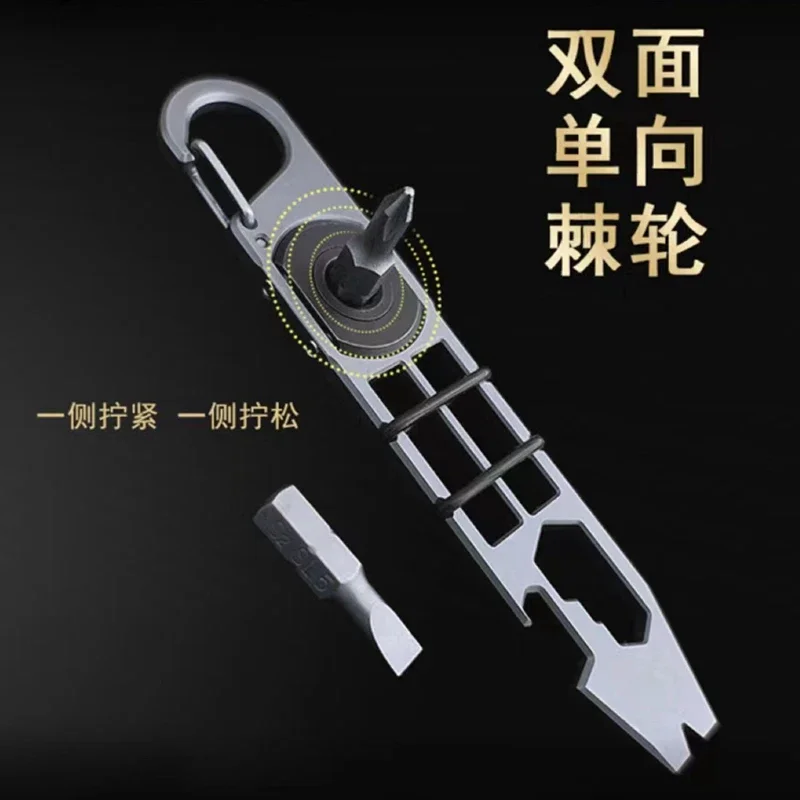 EDC Titanium alloy Crowbar tools Hand Outdoor Camping Gear EDC Multifunction Tools Gift Collection