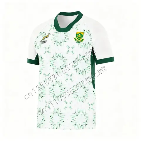Men's 2026 Springboks 7s Home Stadium Jersey South African Rugby T-Shirt Y2K Style Family Matching Sports Clothing Tee