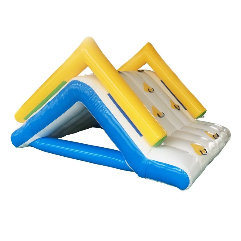 Inflatable mobile water park triangle slide small slide toy seesaw trampoline hot wheel floating toy