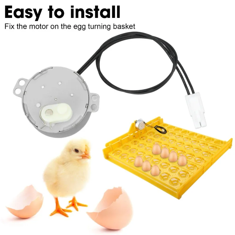 48 egg-turning motors with a terminal line small incubator motor 4W 100-120v