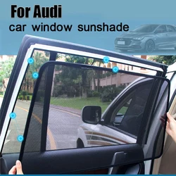 Custom fit For AUDI A1 A3 S3 A4 A5 A6 ALLROAD AVANT A8L Q3 Q5 Magnetic Car Windows Sunshade Car Door Sun Shade Avoid light