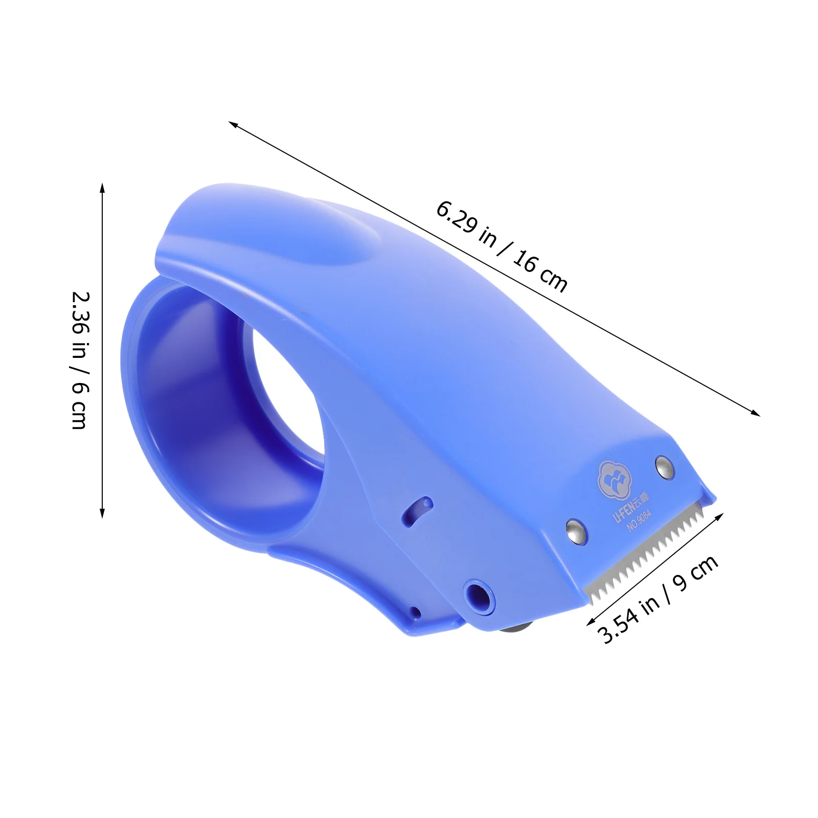 2Pcs Lightweight Plastic Tape Dispenser Handheld Packaging Cutter Ergonomic Seal Tape Cutter Warehouse Tool