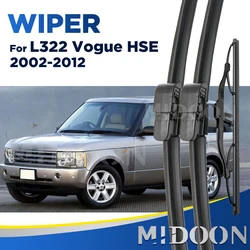 MIDOON Wiper Blades for Range Rover L322 / Ivogue / HSE 2002 2003 2004 2005 2006 2007 2008 2009 2010 2011 2012