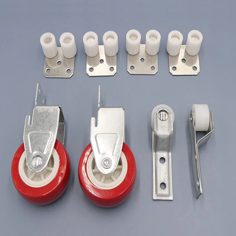 2PCS Universal Electric Roller Shutter Anti-Deviation Pulley Garage Door Roller Positioning Guide Wheel For Home Automation