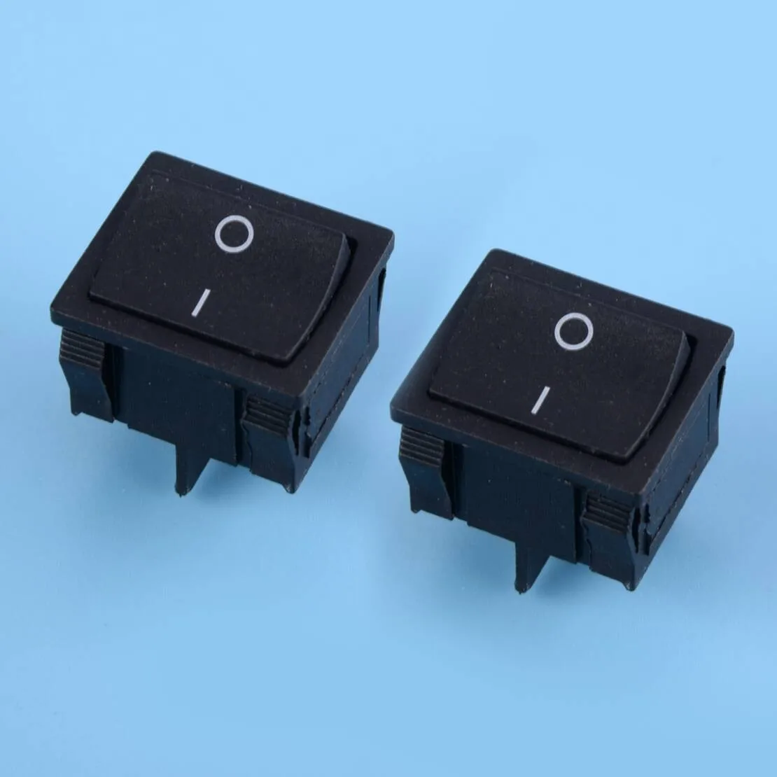 2Pcs Heavy Duty KCD5 4 Pins 2 Positions Rocker On/Off Switch 6A 250V Industrial Electric Appliance Push Button Switches