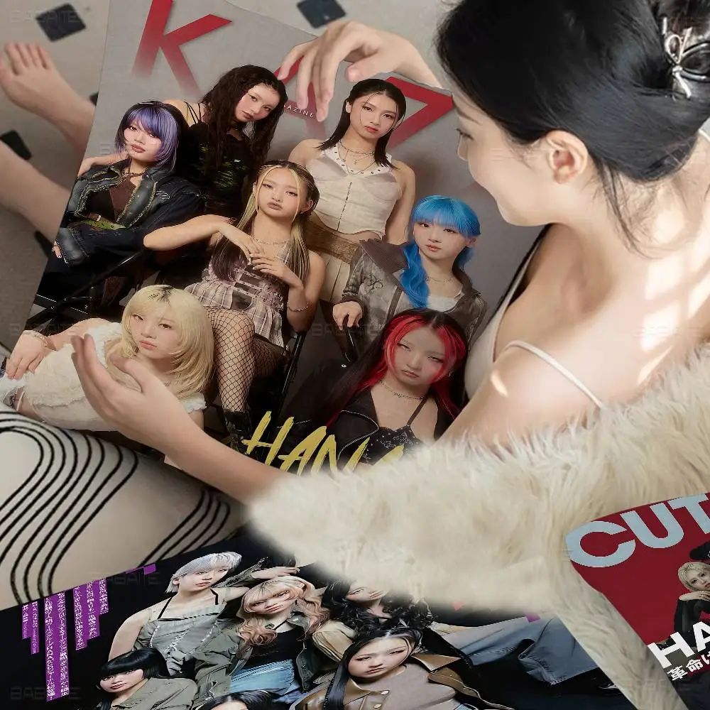 H-HANA Kpop Cushion Cover Pillowcase Upholstery Sofa Throw Pillow Home Decor Pillowcas
