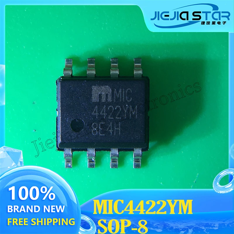 

MIC4422YM MIC4422 4422YM SOP-8, низкобоковой драйвер MOSFET, чип драйвера затвора нагрузки, новый оригинальный