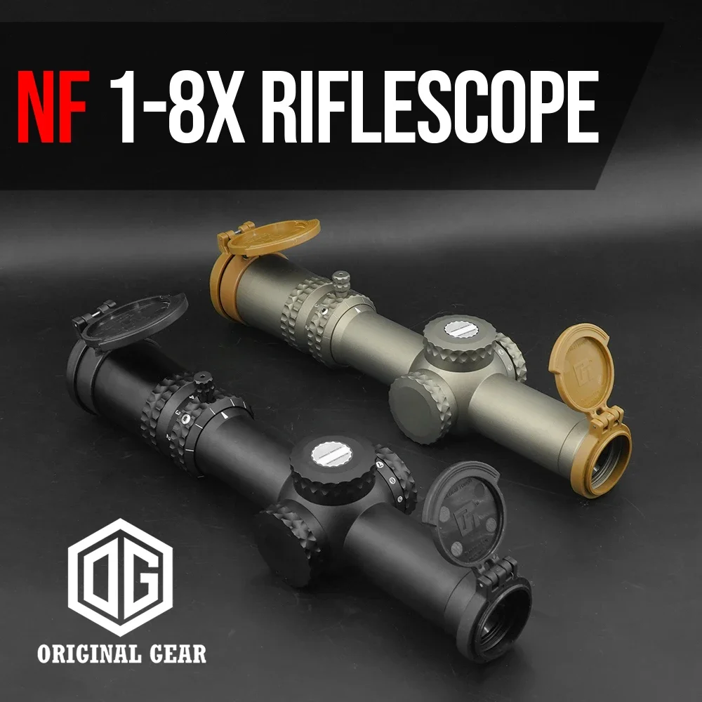 

Tactical Riflescope ATACR 1-8x24mm LPVO F1 First Focal Plane FC-DMX Reticle Hunting Optics Spotting Scope with Original Markings