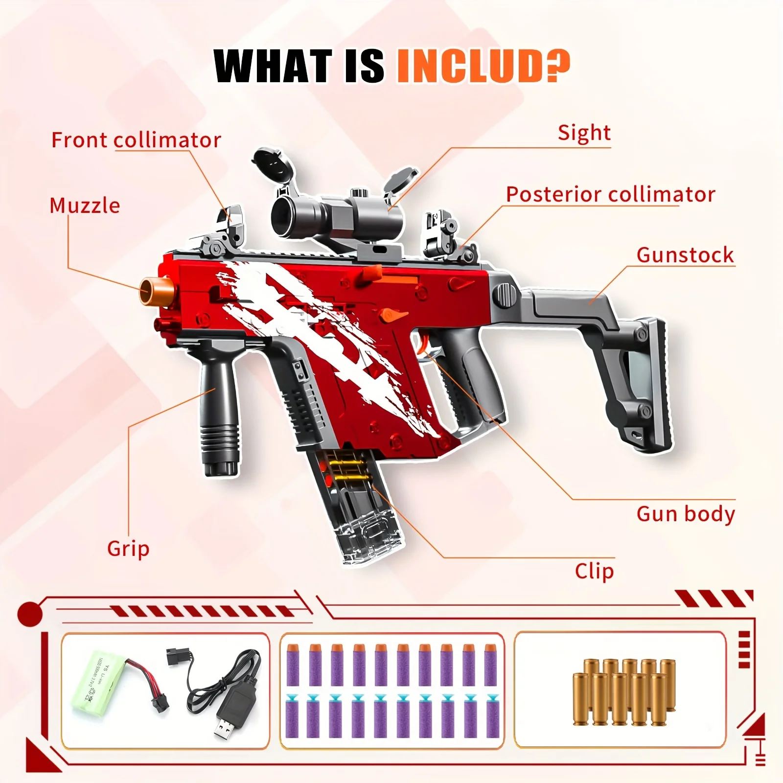 

Soft Bullet Toy Gun Toy Gun Electric Toys Foam Blaster, Auto-Manual Sniper Rifle Shooting Games Education Toy for Kids Boys Adul