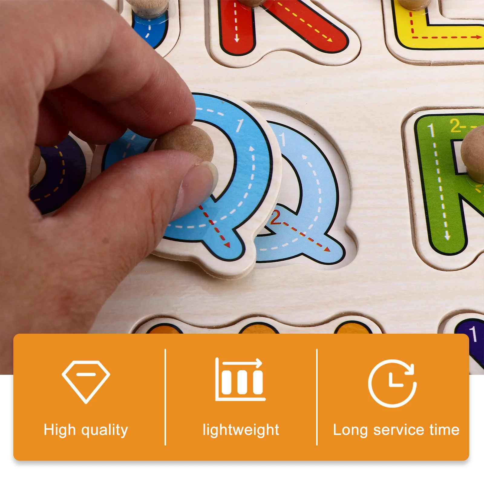 1 세트 나무 퍼즐 장난감 아이 퍼즐 조기 학습 어린이 다채로운 교육 장난감 유아 퍼즐 게임 경량