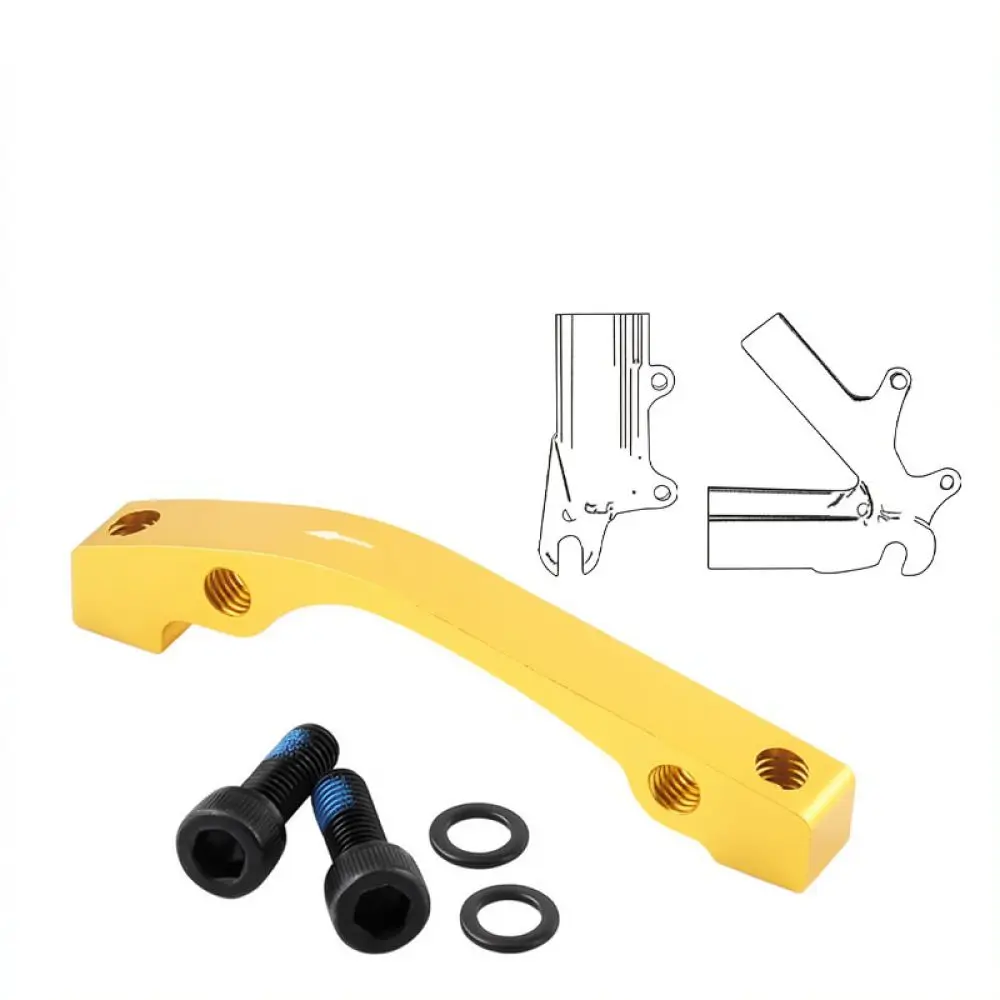 For MUQZI MTB Disc Brake Adapter Aluminum Alloy Rotor Mount Caliper Conversion Base Bicycle Cycling Repair Upgrade Part
