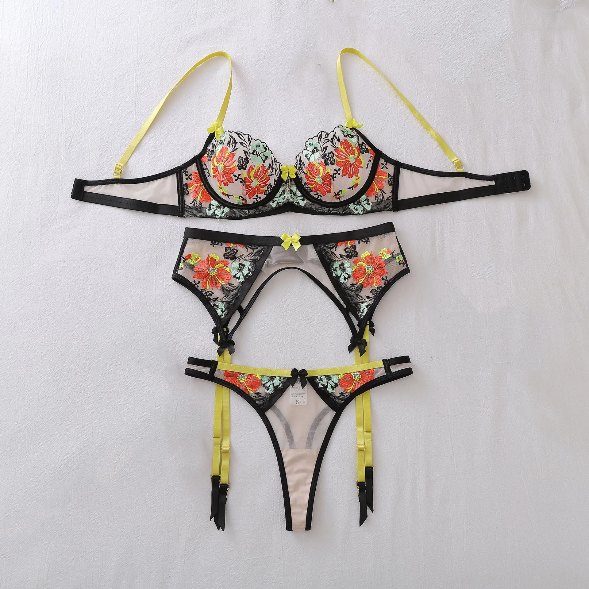 Garter Belt Set - Ensemble de lingerie érotique pour femmes,