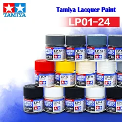 TAMIYA Lacquer Paint LP01~LP24 Swift Dry Superior Gloss Flat Base coat Painting for Assemly Car Military Model  DIY 10ml