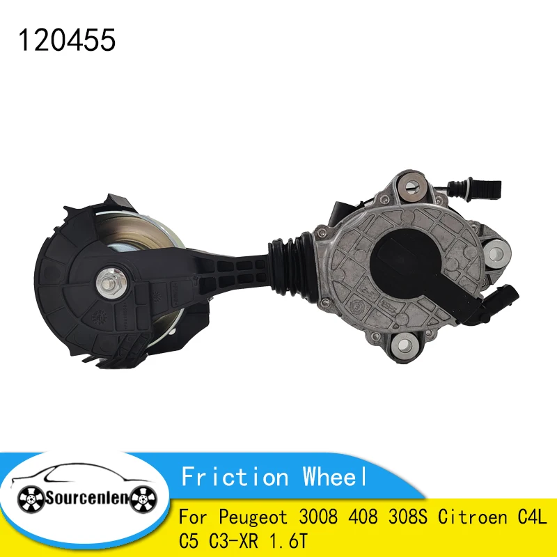 New Genuine Friction Wheel 120455 Dynamic Tensioner Roller for Peugeot 3008 408 308S Citroen C4L C5 C3-XR 1.6T