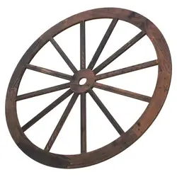 25cm 30cm Wagon Wheel Decor Wooden Wagon Wheel Wall Decoration Vintage Ornament Decor For Bar Room Crafts Decoration