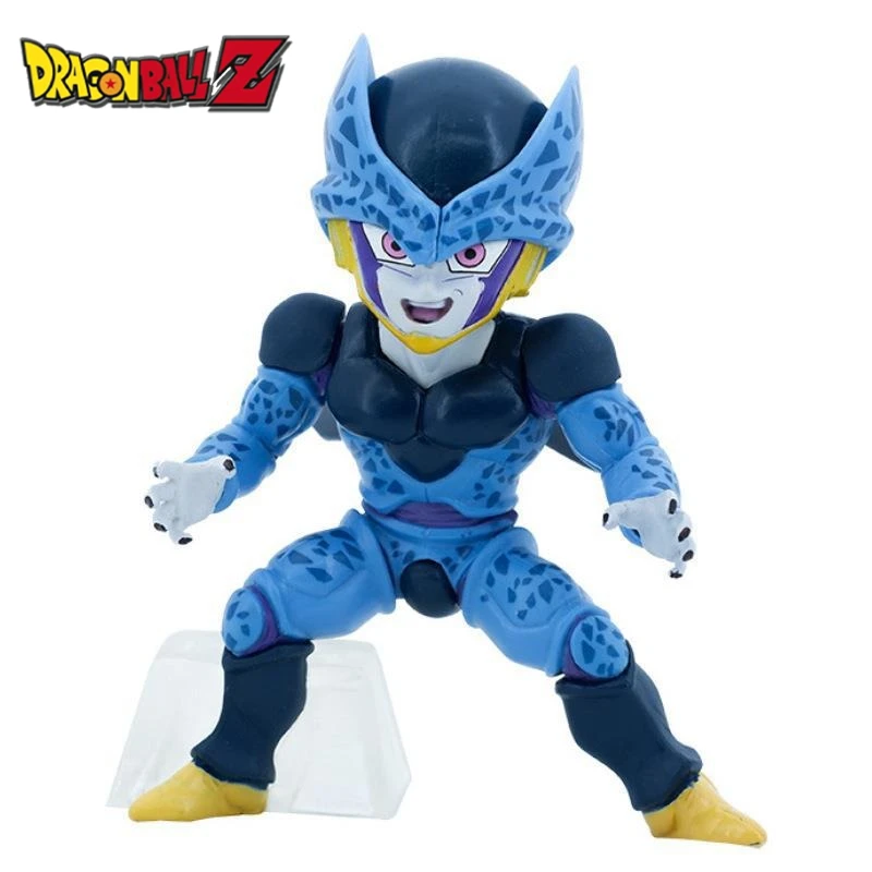 10 см аниме Dragon Ball Z Cell Omnibus Super Kawaii Shahru, экшн-фигурка, игрушка Kawaii, модель из ПВХ, игрушка, кукла, детский подарок на день рождения